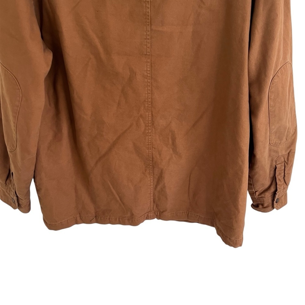 Dickies Tan Quilted Hooded Shirt Jacket XL - Picture 6 of 11